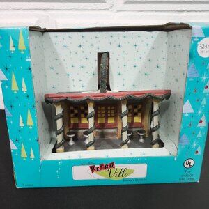 Vintage Santa's Workbench RetroVille Light up Village Jimmy's Drive-in